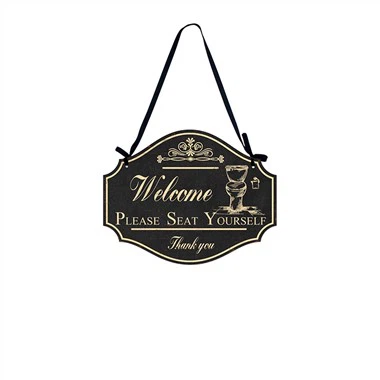 Komik Banyo Duvar Asma Tabelası